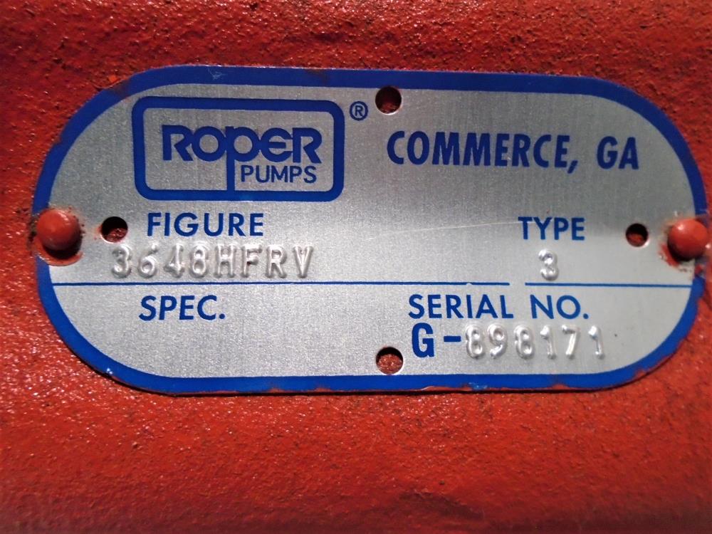 Roper Pump, Type 3, Figure 3648HFRV